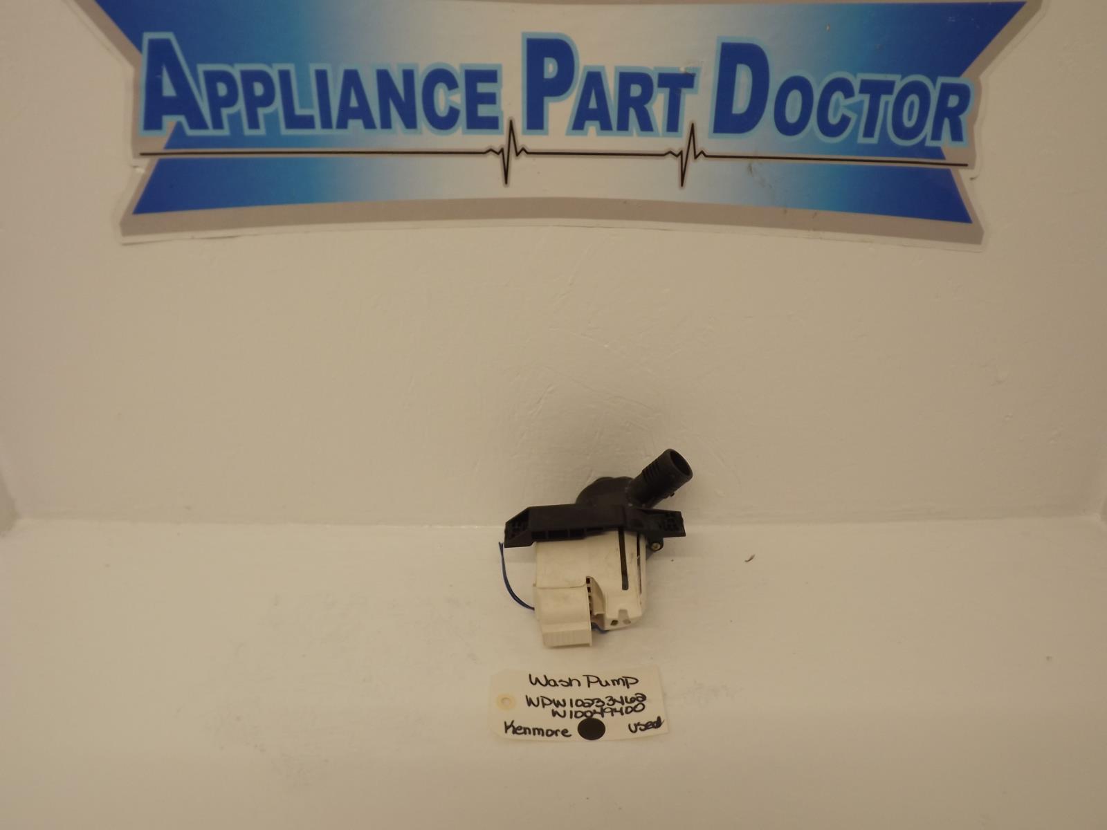 Kenmore Washer WPW10233462 W10049400 Wash Pump Used Kenmore Washer WPW10233462 W10049400 Wash Pump Used